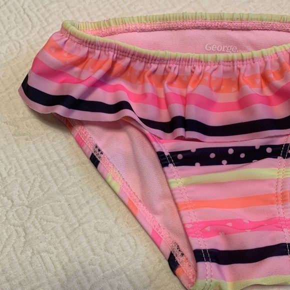 2T (6/$20) Striped Swimsuit Bottoms by George - Picture 3 of 8